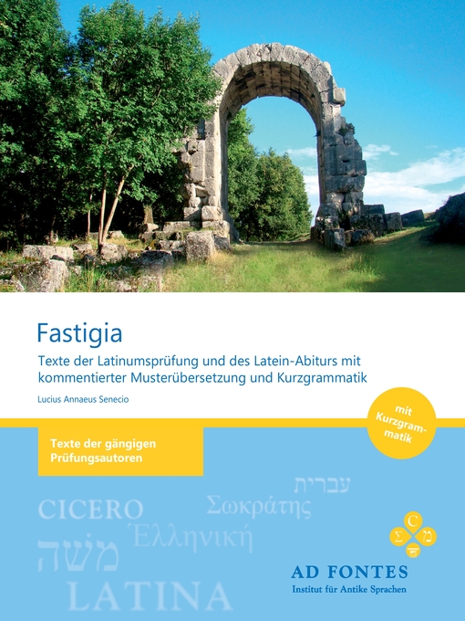 Title details for FASTIGIA by Lucius Annaeus Senecio - Available